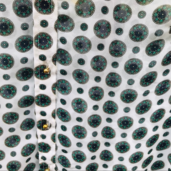 PHILOSOPHY Sheer Cream Button Down Blouse - Picture 7 of 7